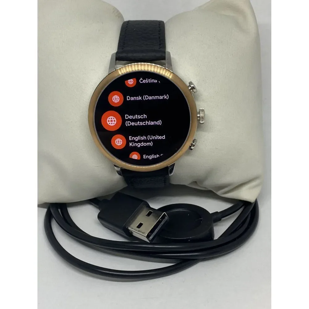 Fossil Gen 4 Authentic Digital Dial Smart Watch Custom Band FTW6016 DC150